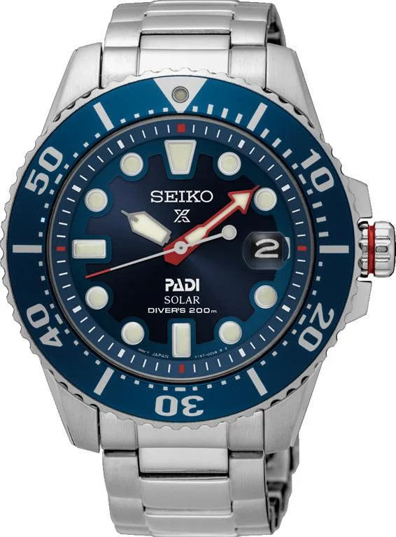 Seiko Men's Prospex Padi Solar Divers Watch SNE549P