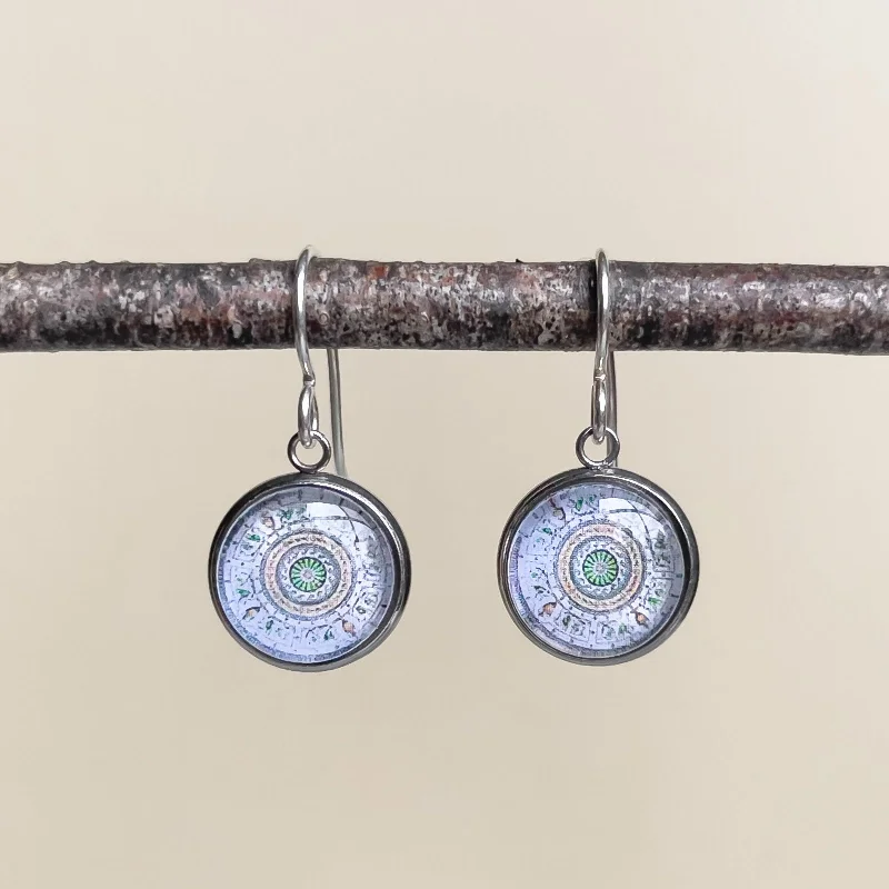 multi-layered earrings for women -Plate At Commandant's House - Drop Earrings