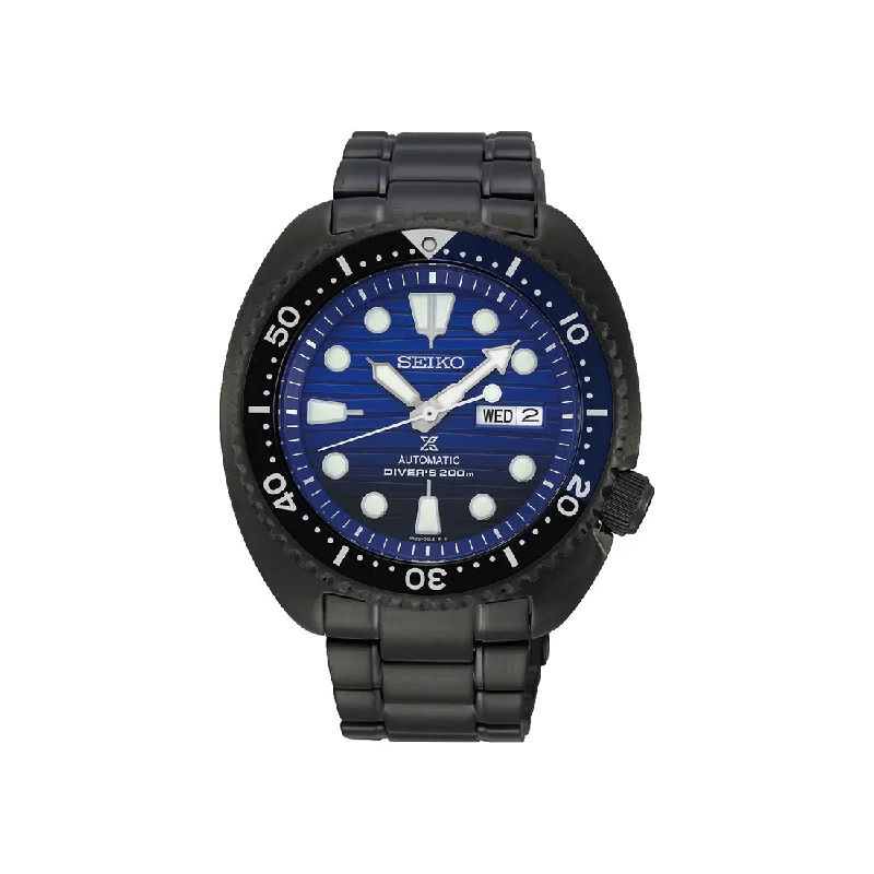 Seiko Men's Prospex 'Save The Ocean' Black Edition Watch Model SRPD11K1