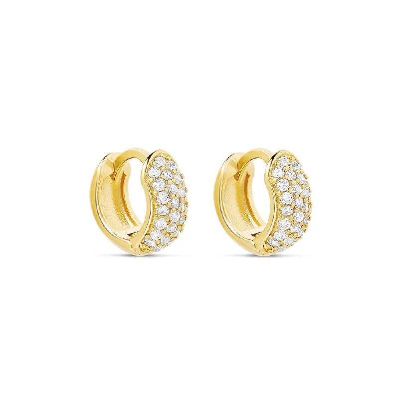 statement earrings for women -The Tiny Diana Huggies