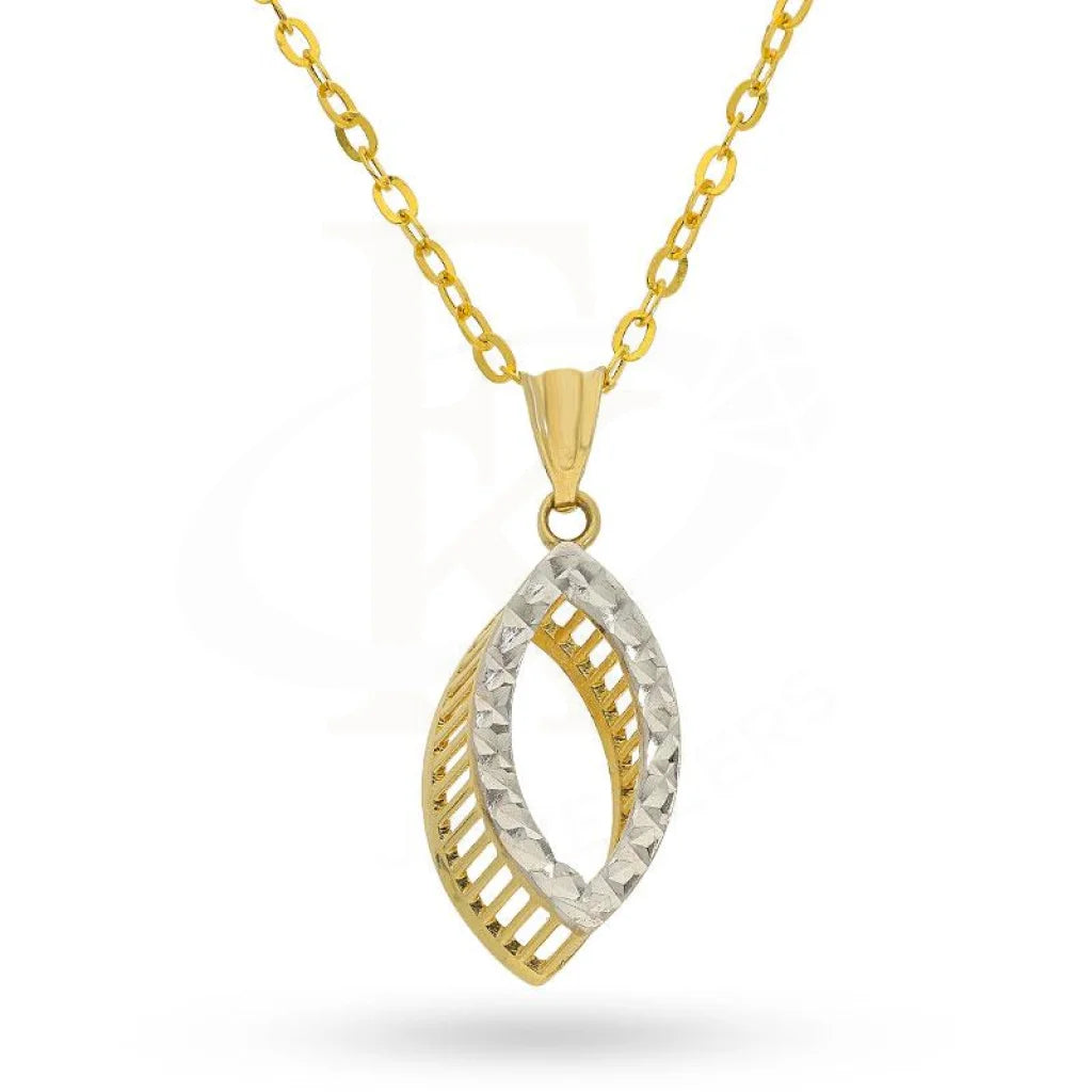 timeless pendant necklaces for women -Gold Necklace (Chain with Pendant) 18KT - FKJNKL18K2033