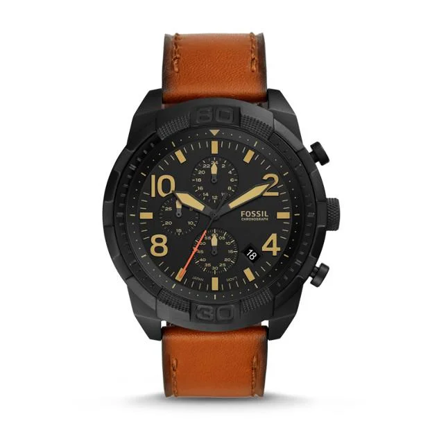 Fossil Bronson Brown Chronograph Watch