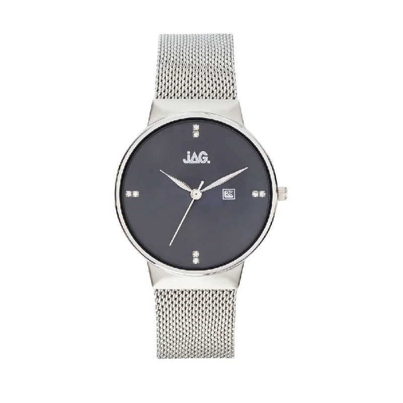 Jag Ladies Silver Mesh Watch J2240A