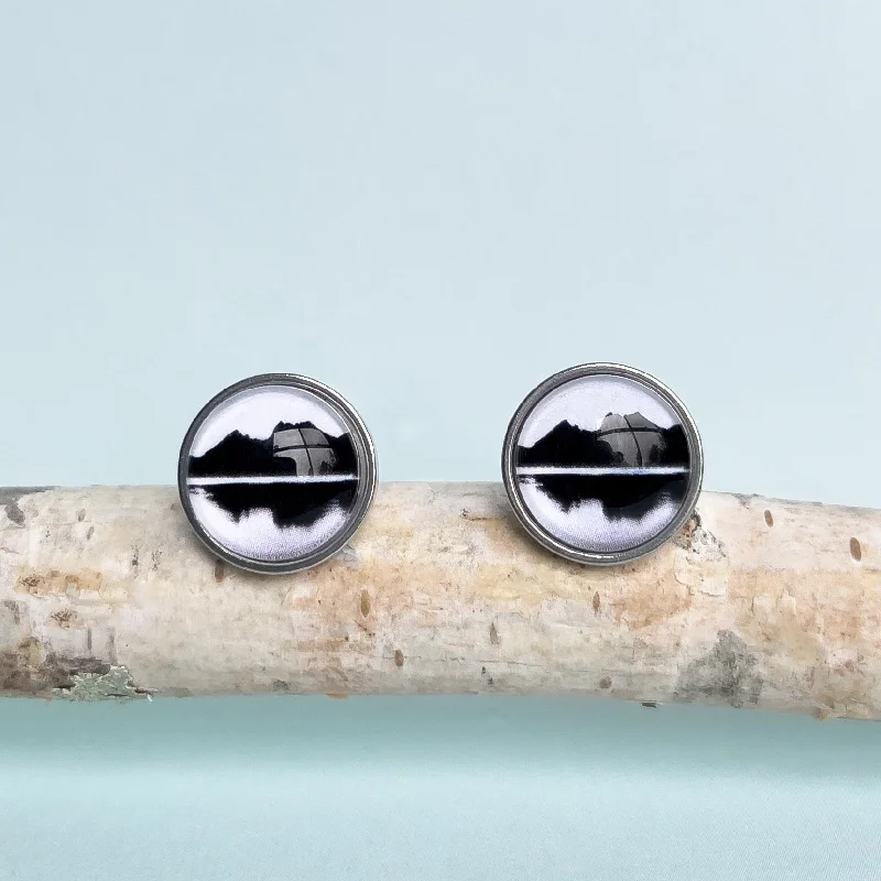 vintage-style earrings for women -Cradle Mountain - Stud Earrings