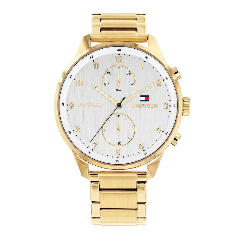 Tommy Hilfiger Men's Chase Gold Multi-function Watch Model 1791576