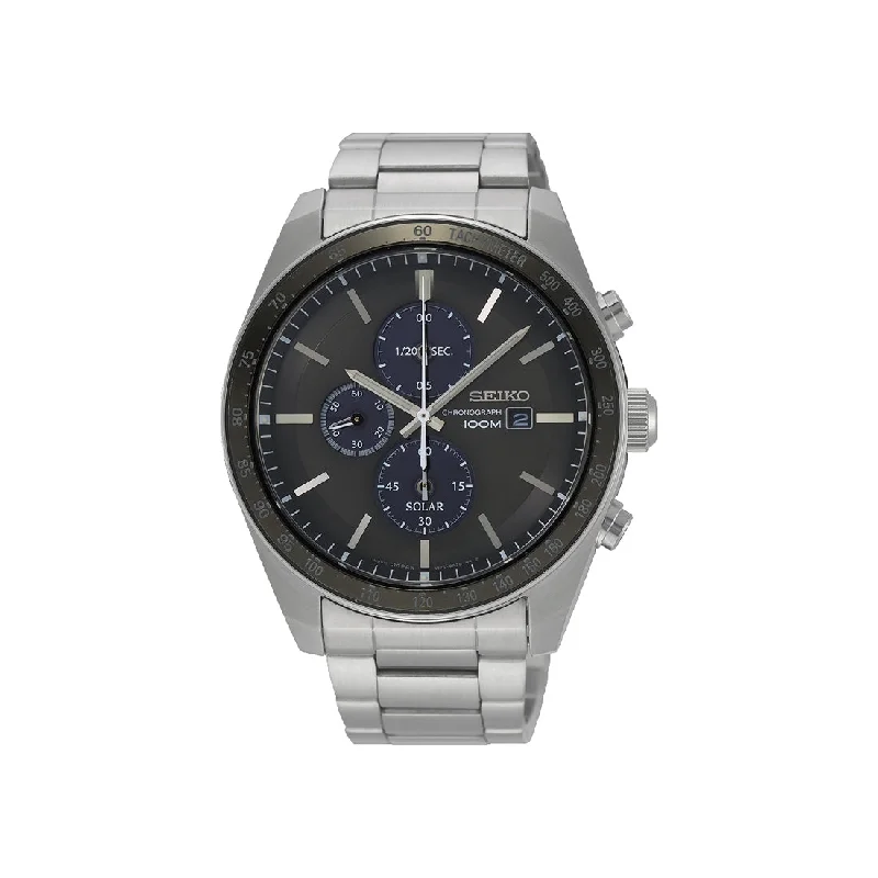 Seiko Men's Silver Chronograph Watch Model SSC715P1