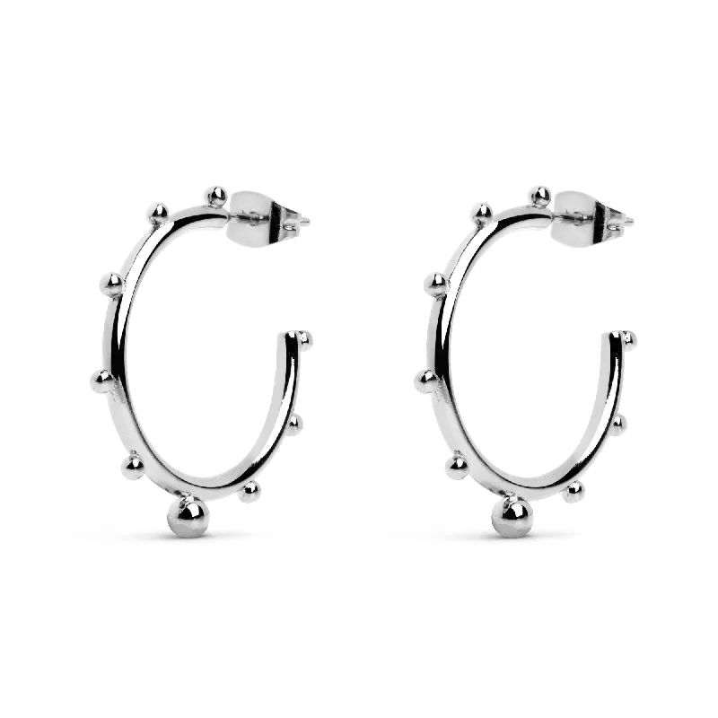 silver chandelier earrings for women -Maia M Earrings