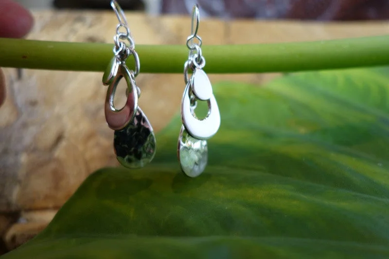 pearl drop earrings for women -Sterling Silver Earrings