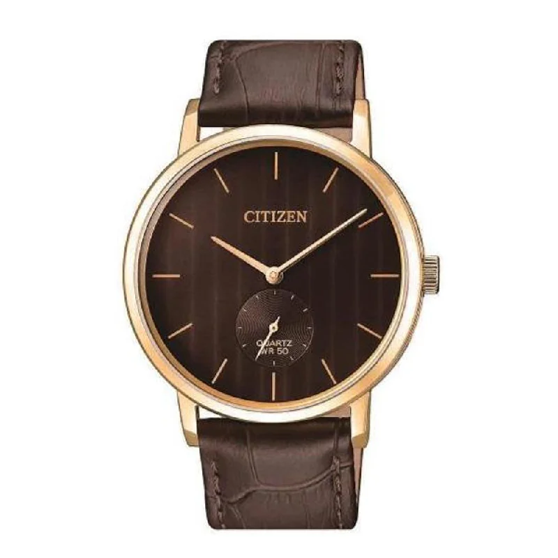 Citizen Men's Brown with Rose Gold Watch