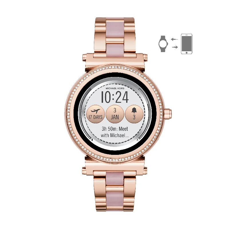 Michael Kors Sofie Pavé Rose Gold-Tone Watch MKT5041