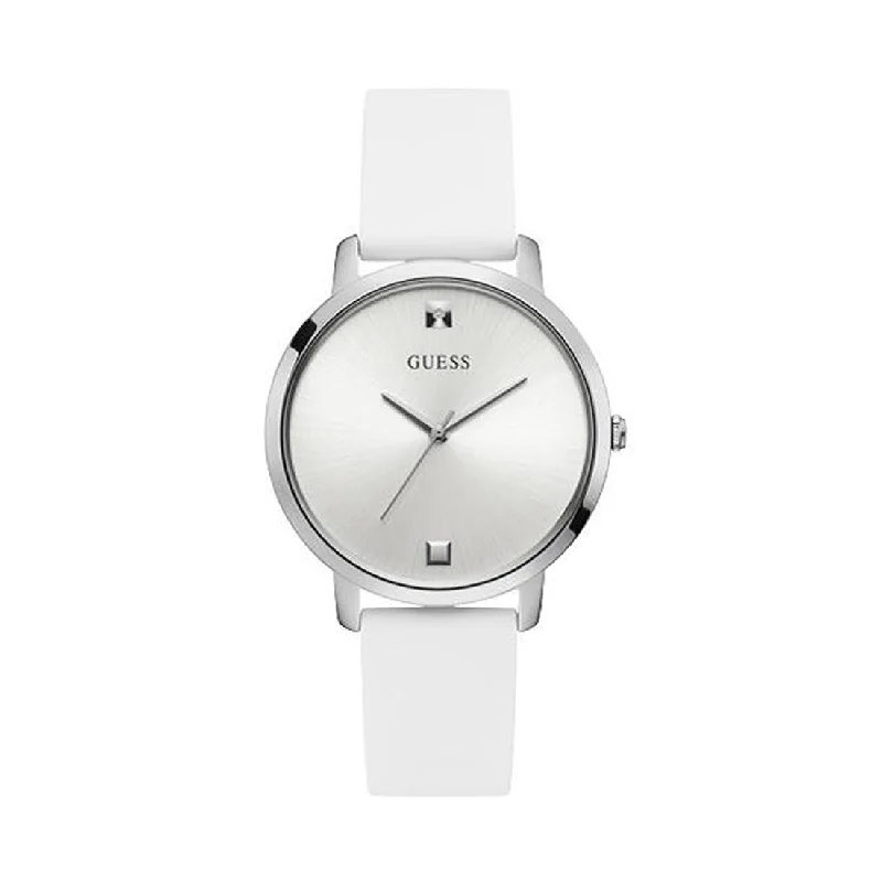 Guess Nova White Silver Watch W1210L1