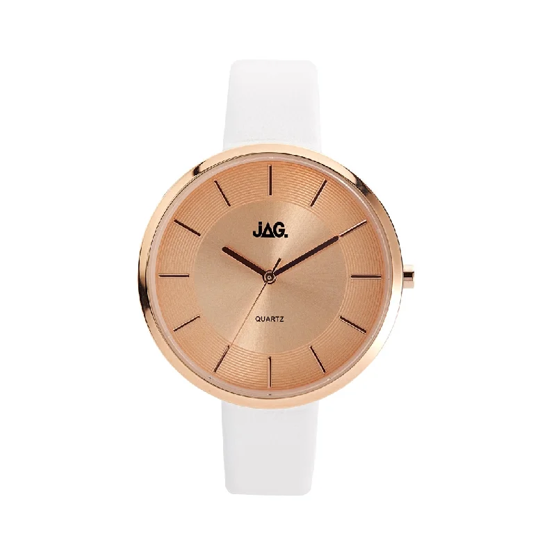 JAG Rose Gold/White Watch J2058