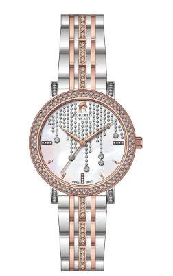 Roberto Carati Lauren Crystal Face Gold & Rose Watch