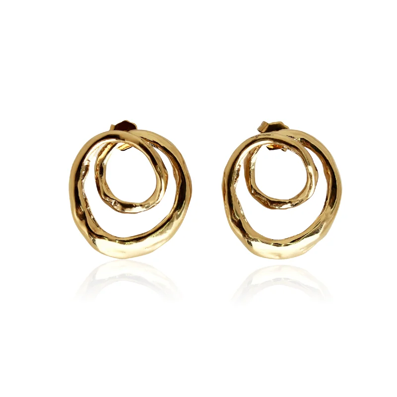 gemstone drop earrings for women -JUPITER Earrings - Gold