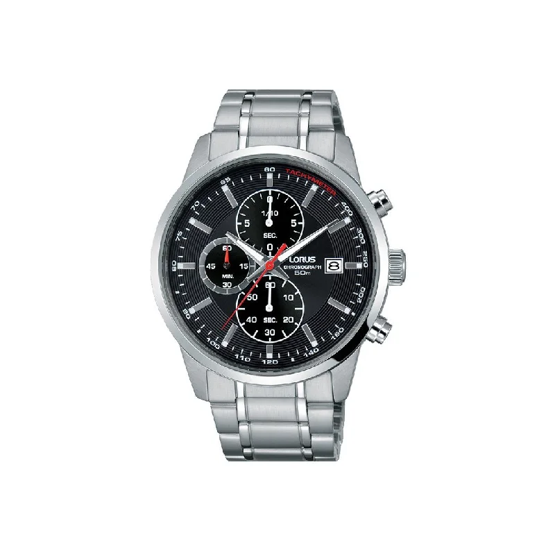 Lorus Men's Chronograph Silver Watch RM325DX-9