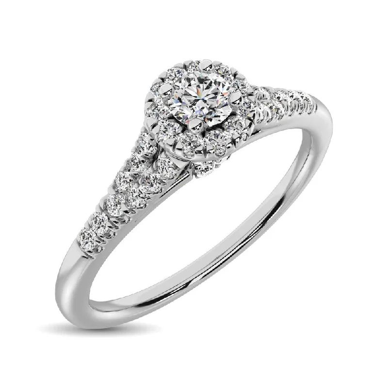 stackable engagement rings for women -JDTK-60319W- Diamond Engagement /Promise Ring