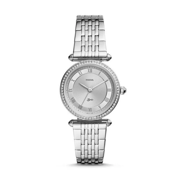 Fossil Lyric Silver-Tone Analogue Watch