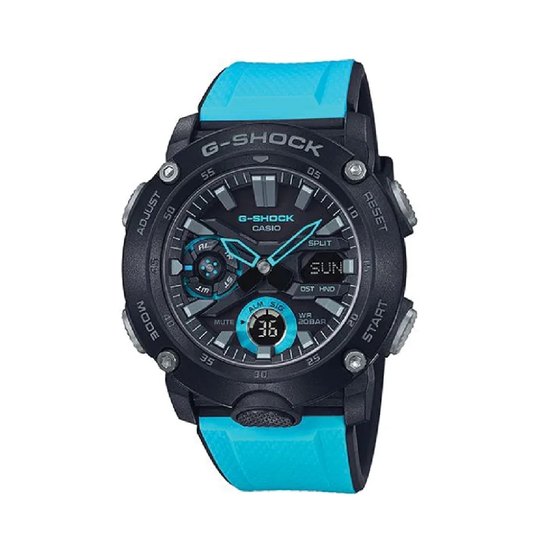 Casio G Shock Blue Mens Watch GA-2000-1A2DR