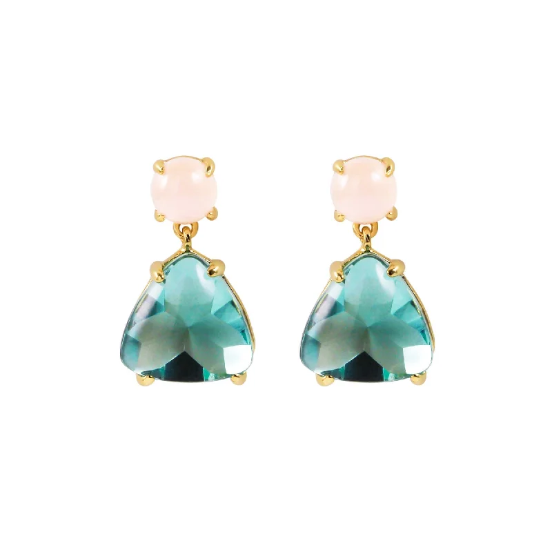 cute stud earrings for women -Ariel Yellow Gold Earrings