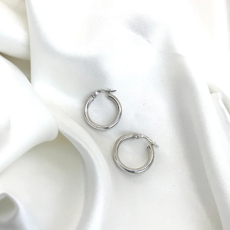 wedding earrings for women -The Classic 925 Sterling Silver Hoops- 3 Sizes