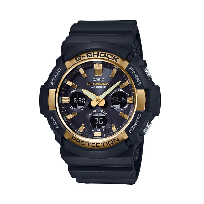 Casio G Shock Gold Black Watch GAS100G-1A