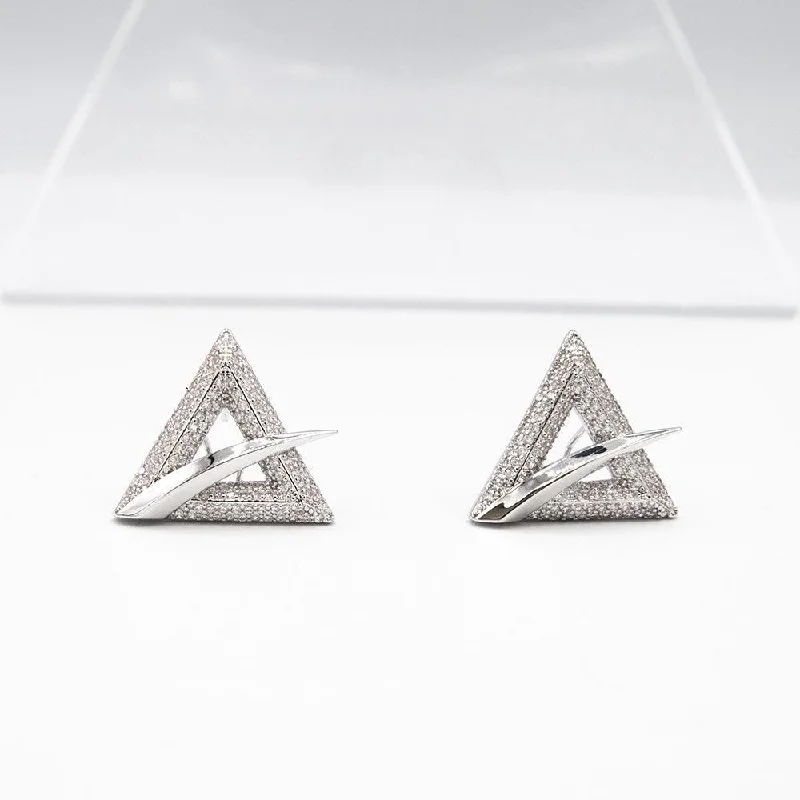 luxury earrings for women -DST Fortitude Rising Commemorative Earrings