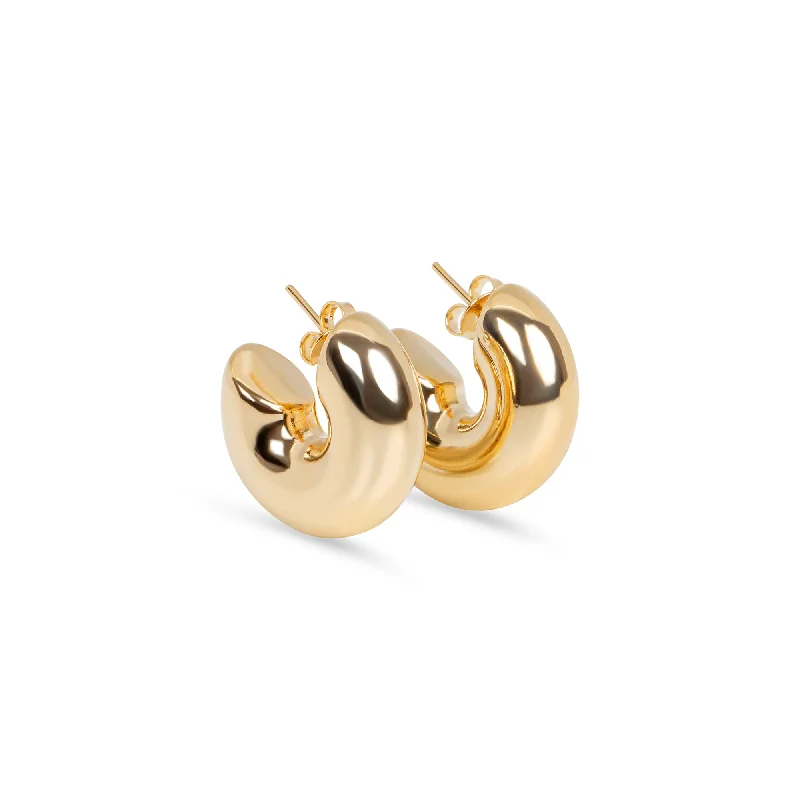 cute earrings for women -THE HAILEY HOOPS