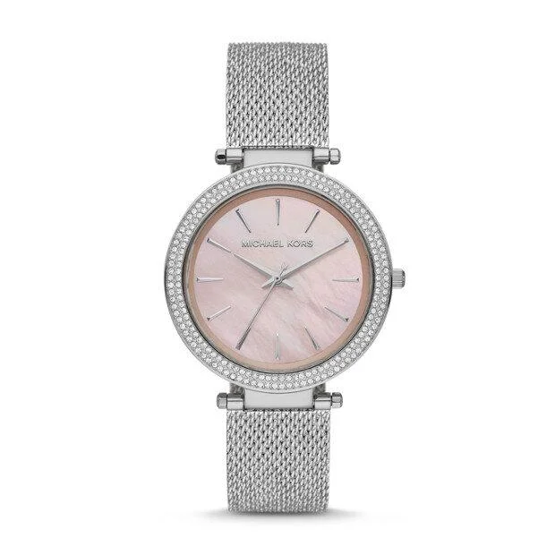 Michael Kors Darci Silver-Tone Analogue Watch