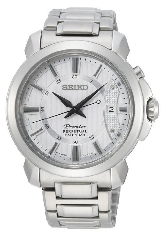 Seiko Premier Perpetual Calendar Men's Watch.