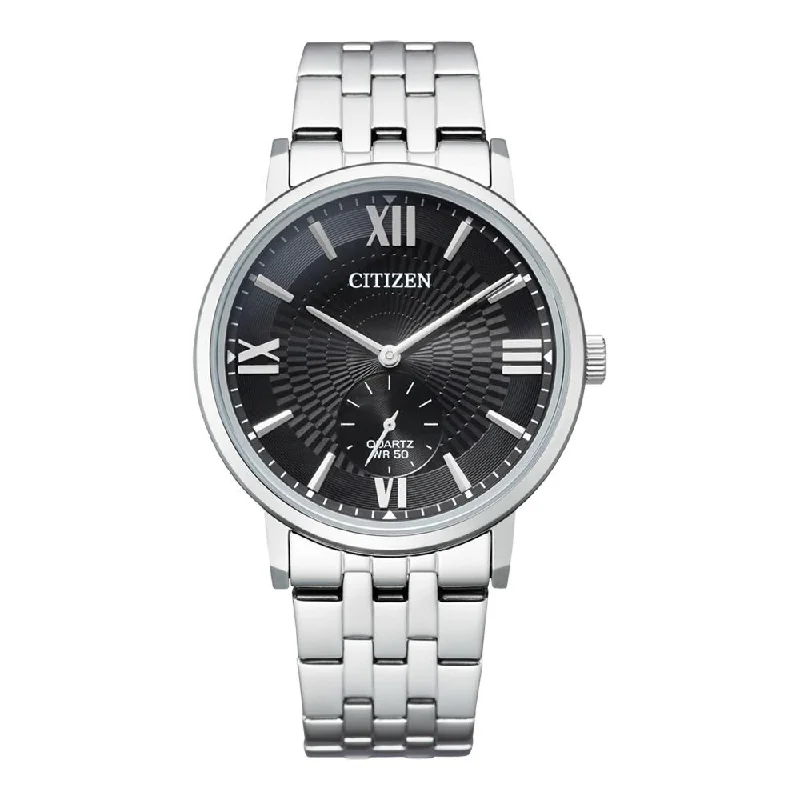 Citizen Men's Silver watch with black dial BE9170-72E