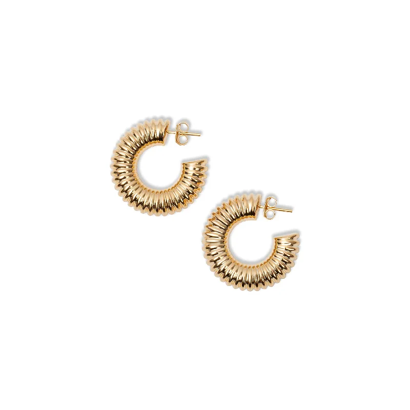 colorful stud earrings for women -THE SIRENA HOOP EARRINGS