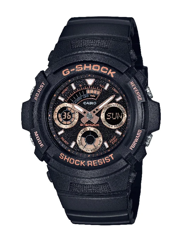 Casio G Shock Rose and Black Watch AW591GBX-1A4