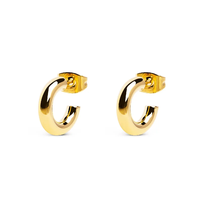 big hoop earrings for women -Aro Nai Gold Hoop Earrings