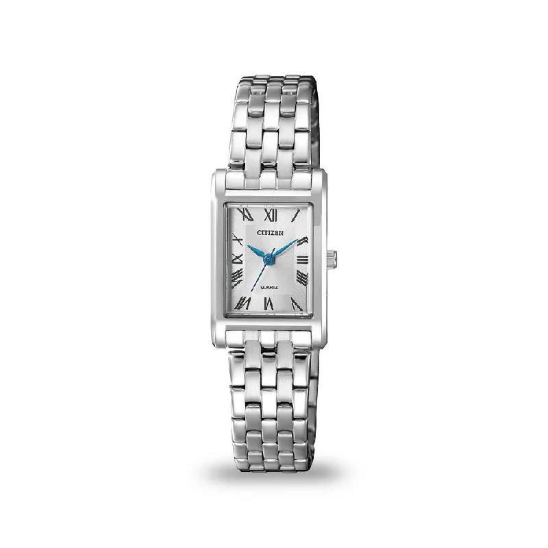 Citizen Women Silver Regtangle Watch EJ6120-54A