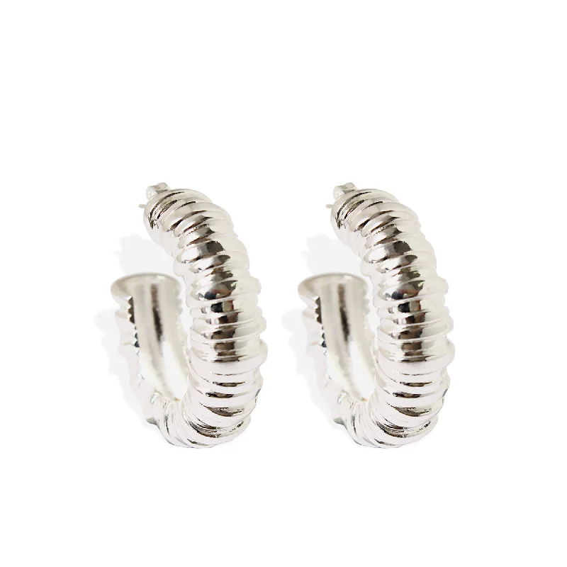 custom earrings for women -EASTON Earrings - Silver