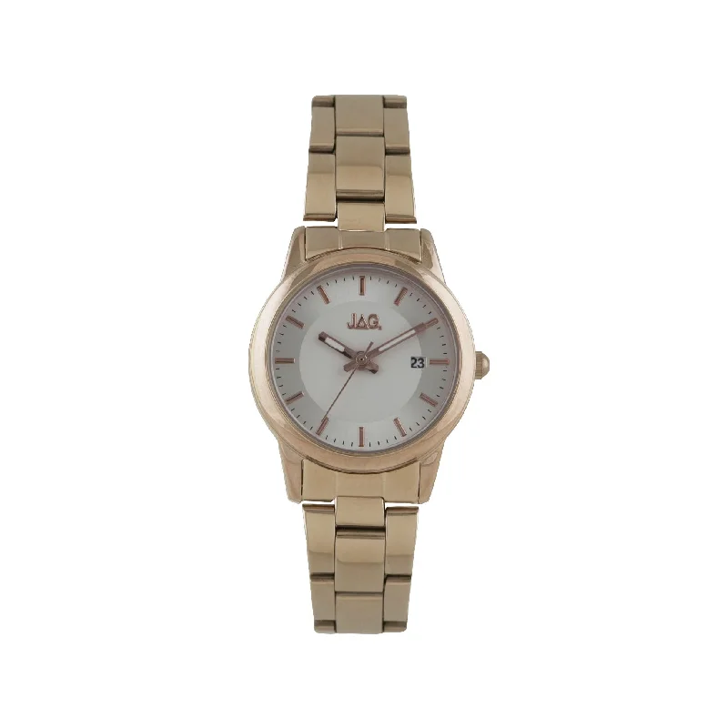 Jag Ladies Rose Tone Watch Model J2178A