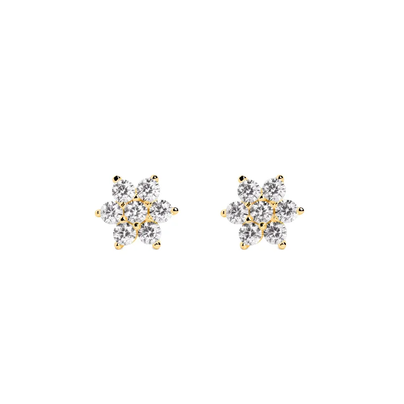 multi-strand earrings for women -Glint Gold Earrings