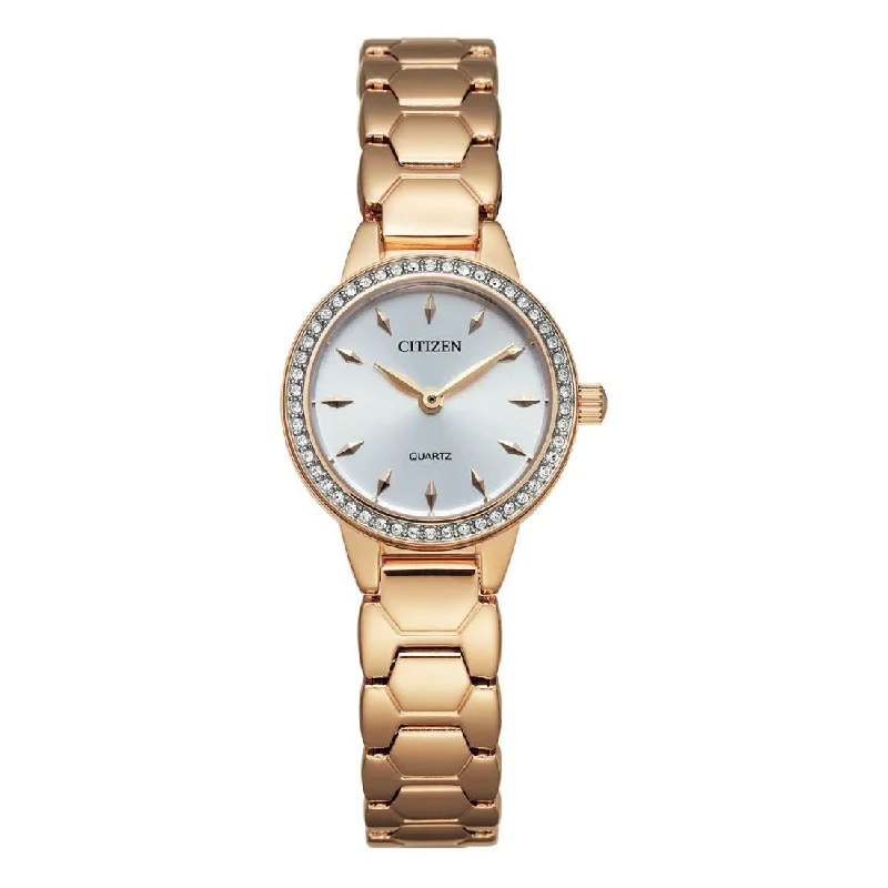 Citizen Women's Gold Crystal Watch EZ7013-58A