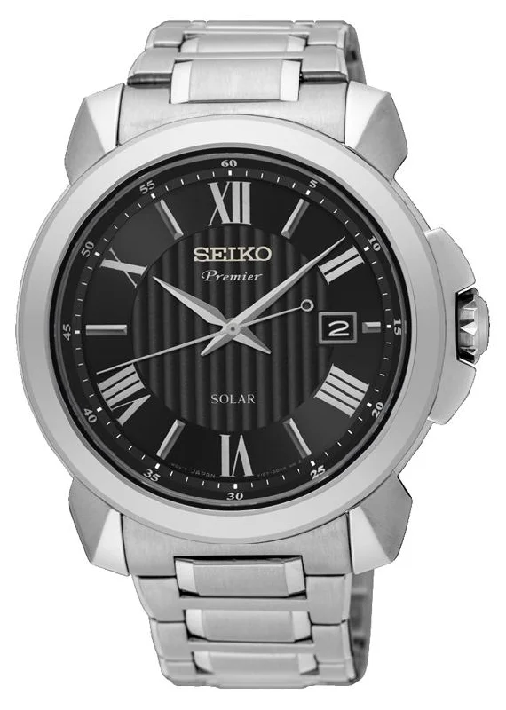 Seiko Men's Premier Solar Watch SNE455P1