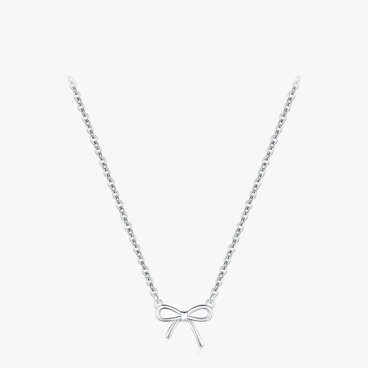 bridal pendant necklaces for women -Bowknot Pendant Necklace