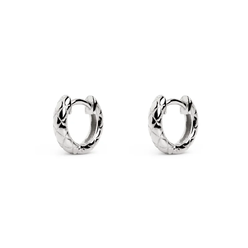 big hoop earrings for women -Boa Silver Earrings