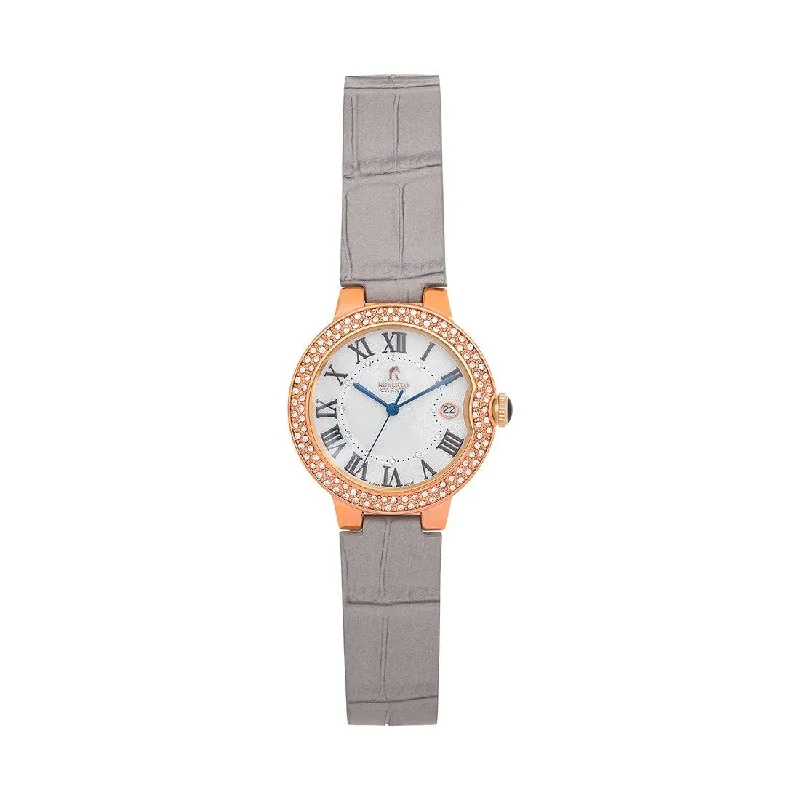 Roberto Carati Taylor Leather Rose Watch