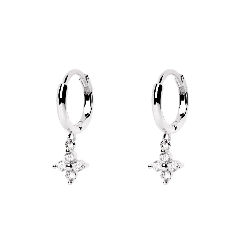 cubic zirconia earrings for women -Hindi Silver Earrings