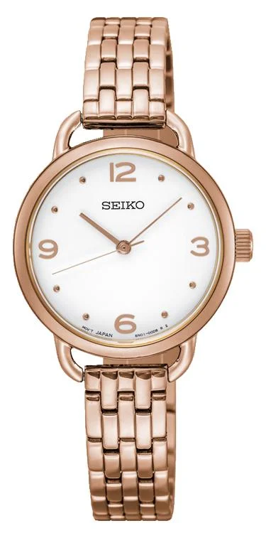 Seiko Women's Rose Gold Watch SUR672P