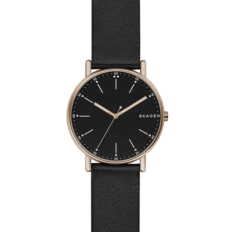 Skagen Signatur Rose & Black Watch CASE BLACK FACE SKW6401