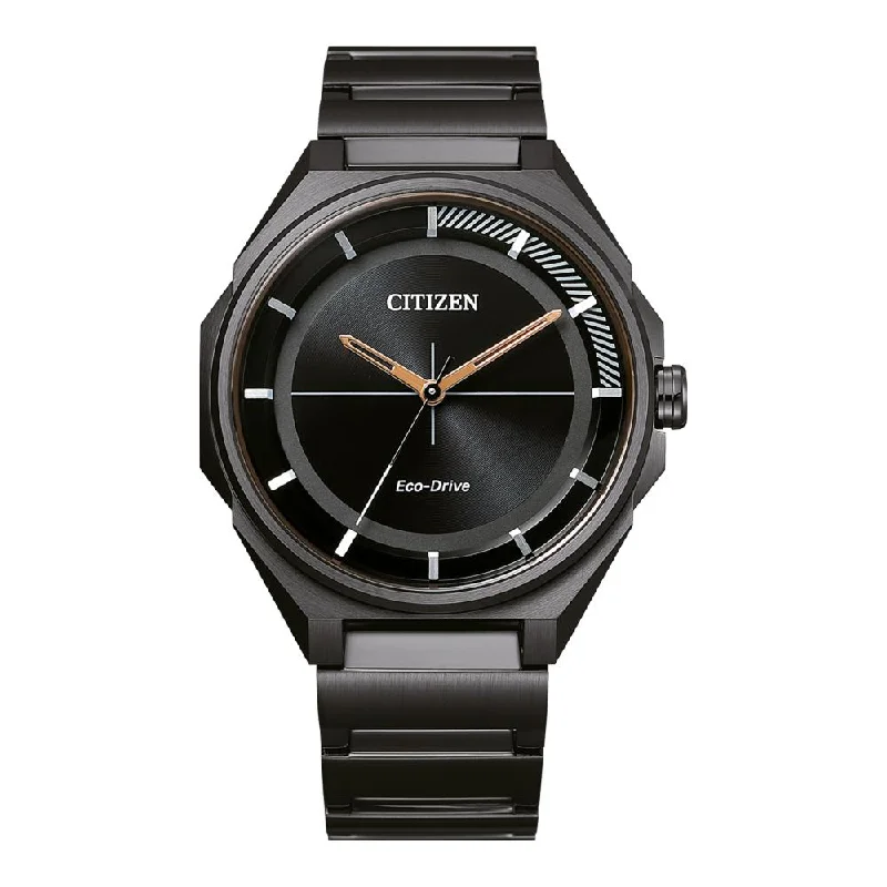 Ciiten Ecodrive Men's Black watch BJ6538-87E