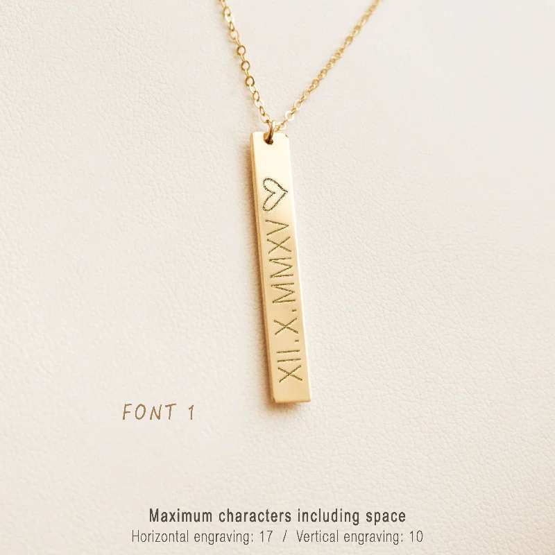 sparkling pendant necklaces for women -Bar Necklace, Vertical Bar Necklace, Long Necklace, Silver Bar, Sterling Necklace, Minimalist Jewelry, Unisex, Gold Filled, Silver • NBV35X5