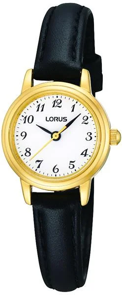 Lorus Women's Gold & Black Watch RG296HX9