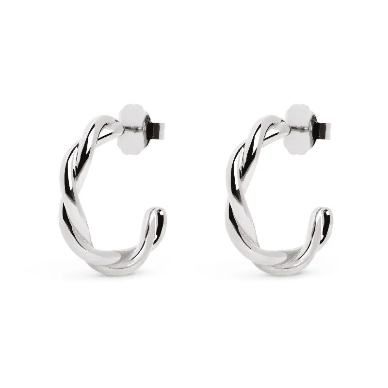 elegant pearl earrings for women -Lina Hoop Earrings