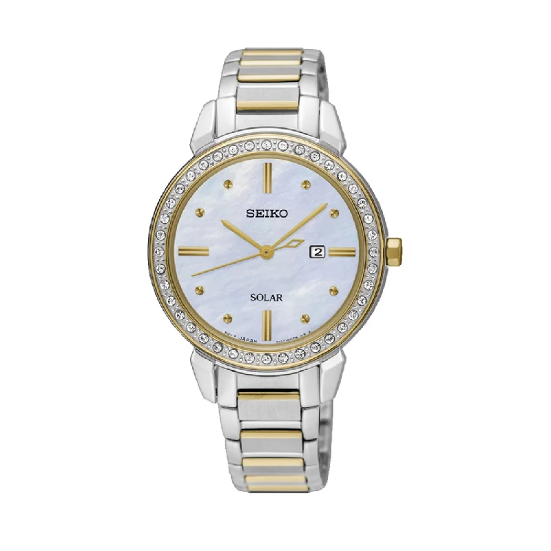 Seiko Ladies Crystal Set Watch SUT328P